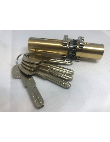 Cilindro SIDESE nº 4 con llave plana de AGA, para las cerraduras modelo MULTIPUNTO